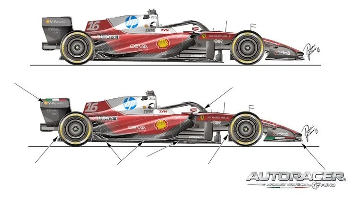法拉利车队拍摄日带来多项升级